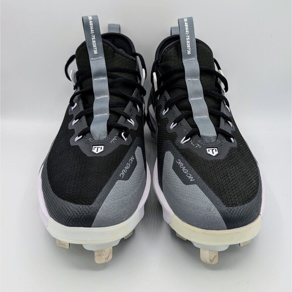 Nike Force Zoom Trout 9 Elite Black Baseball Cleats FB2906-001 Men Size 13 - Picture 3 of 6